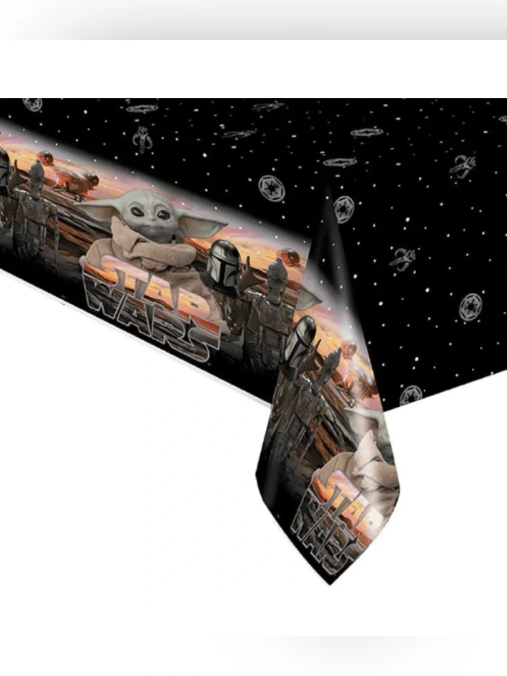 Disposable Star Wars The Mandalorian Plastic Tablecover